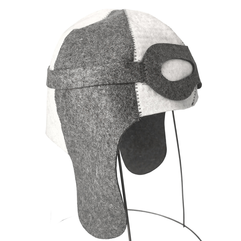 Spa Wellness Design - Men\'s Sauna Accessory Felt Sauna Cap