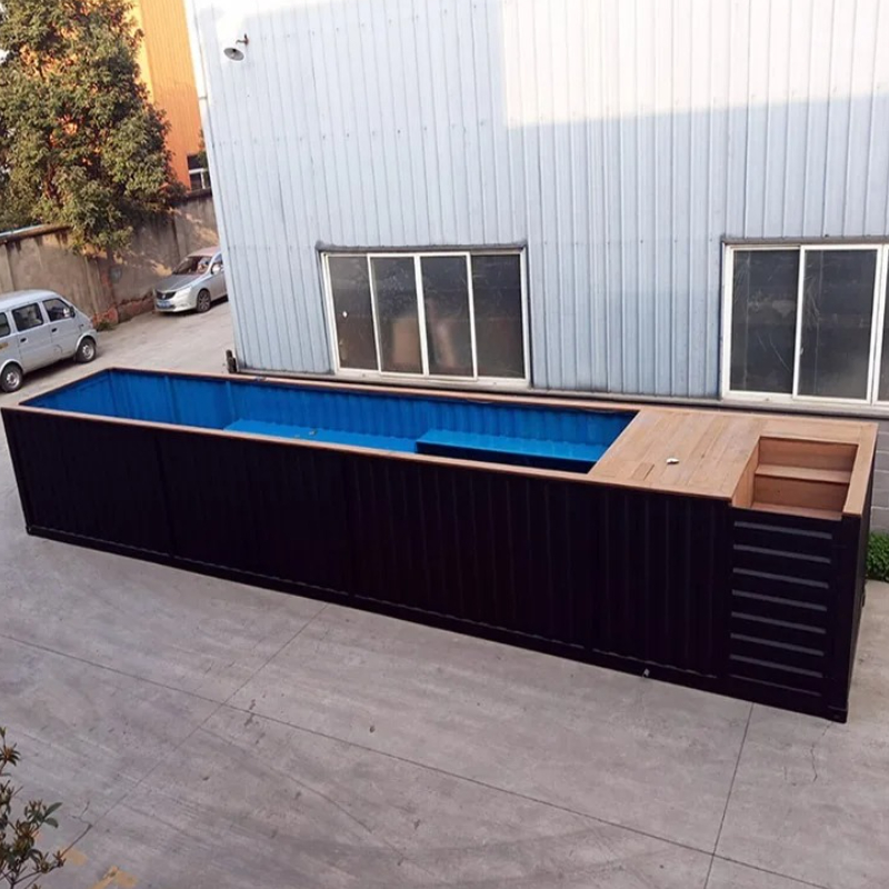 Spa Wellness Design - Compact 20ft Prefab Container Spa Pool
