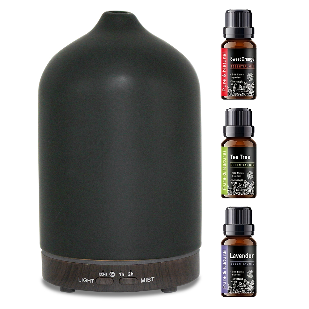 Spa Wellness Yoga - AromaGlow 500ml Ultrasonic Diffuser & Essential