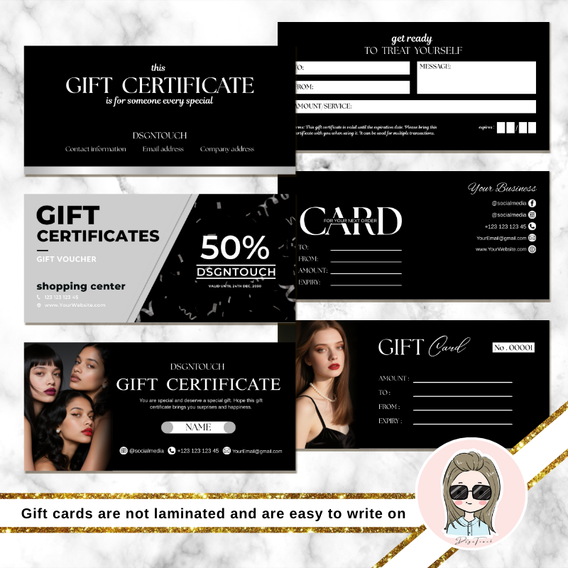 Spa and Wellness Gift Card Cus - Spa Wellness Design avis et prix