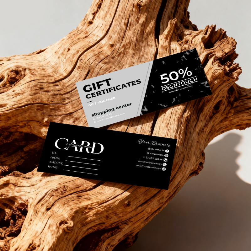 Spa and Wellness Gift Card Cus - Spa Wellness Design avis et prix